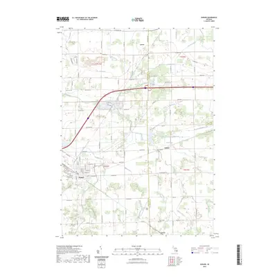 2023 Map of Durand, 2023 Print