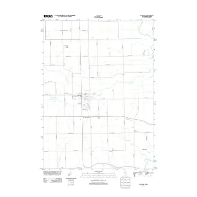 2012 Map of Durand, 2012 Print