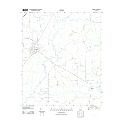 2012 Map of Durant, 2012 Print
