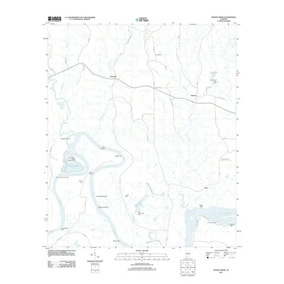 2011 Map of Durant Bend, 2011 Print