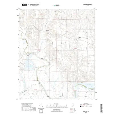 2018 Map of Durant Bend, 2018 Print