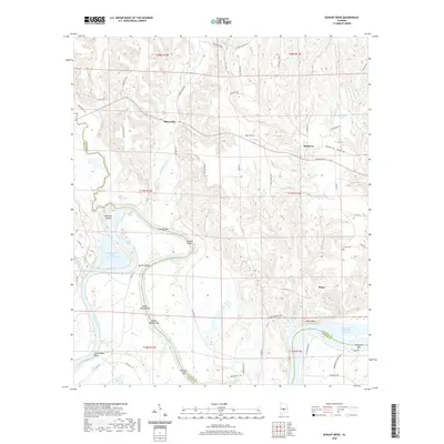 2020 Map of Durant Bend, 2020 Print