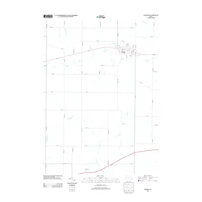 2013 Map of Durant, 2013 Print