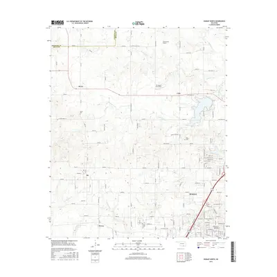 2016 Map of Durant North, 2016 Print
