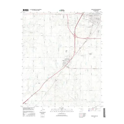 2016 Map of Durant South, 2016 Print