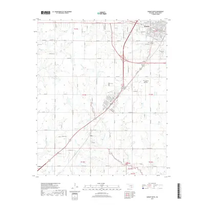 2018 Map of Durant South, 2018 Print
