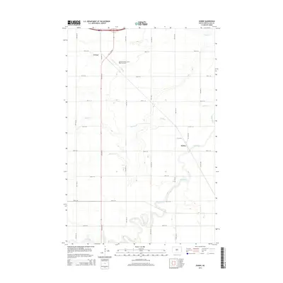 2014 Map of Durbin, 2014 Print