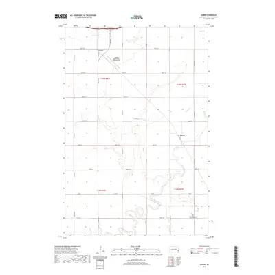2018 Map of Durbin, 2018 Print