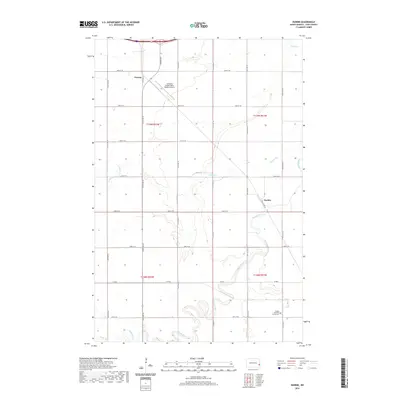 2020 Map of Durbin, 2020 Print