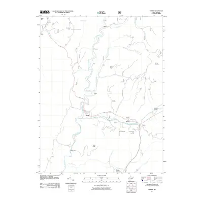 2011 Map of Durbin, 2011 Print