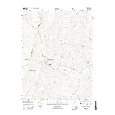 2014 Map of Durbin, 2014 Print