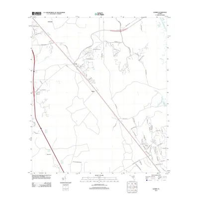 2012 Map of Durbin, 2012 Print