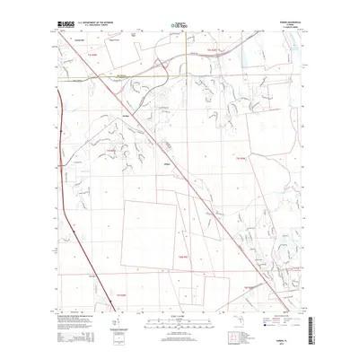 2015 Map of Durbin, 2015 Print
