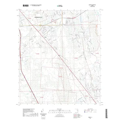 2021 Map of Durbin, 2021 Print