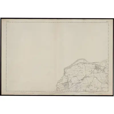 1858 Map of Durham I, 1862 Print