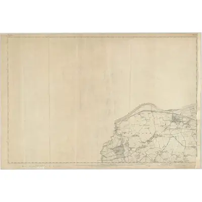 1858 Map of Durham I, 1862 Print