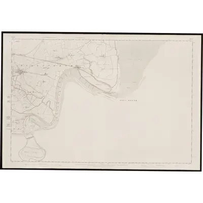 1856 Map of Durham LI, 1859 Print