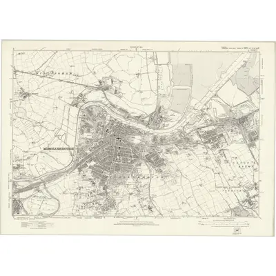 1913 Map of Durham LI, 1923 Print