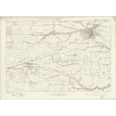 1919 Map of Durham LII, 1924 Print