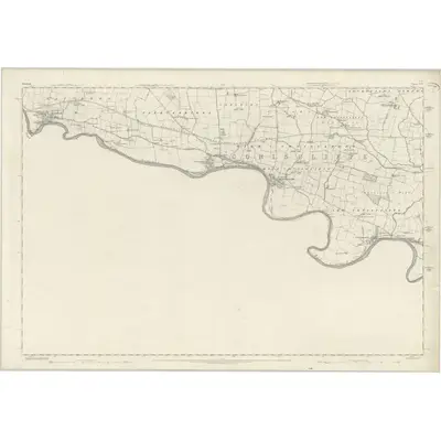 1855 Map of Durham LIV, 1859 Print