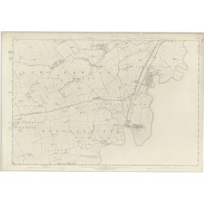 1855 Map of Durham LVI, 1857 Print