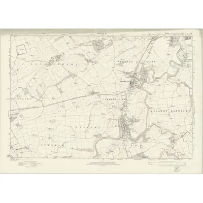 1912 Map of Durham LVI, 1923 Print
