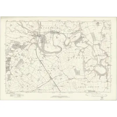 1912 Map of Durham LVII, 1924 Print
