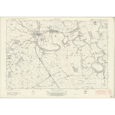 1948 Map of Durham LVII, 1951 Print
