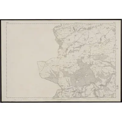 1856 Map of Durham V, 1862 Print