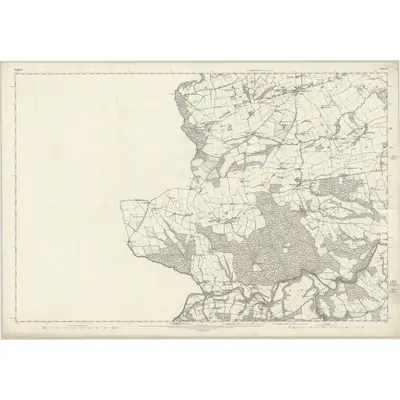 1856 Map of Durham V, 1862 Print