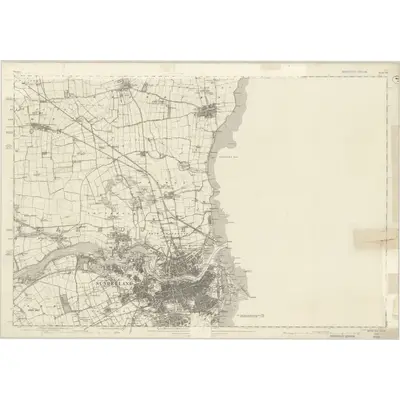 1855 Map of Durham VIII, 1862 Print