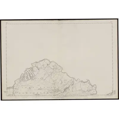 1857 Map of Durham X, 1861 Print