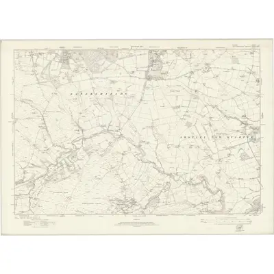 1919 Map of Durham X, 1924 Print