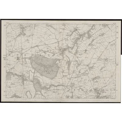 1857 Map of Durham XIII, 1862 Print
