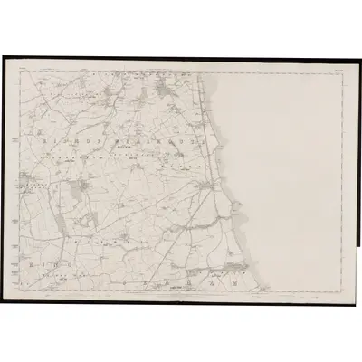 1856 Map of Durham XIV, 1861 Print
