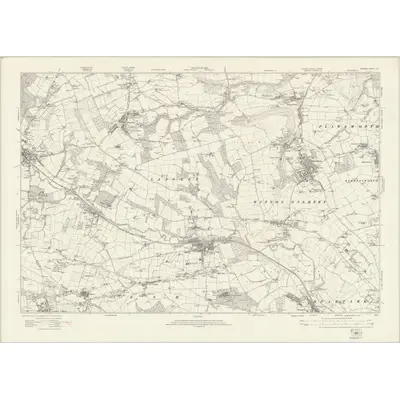 1915 Map of Durham XIX, 1923 Print