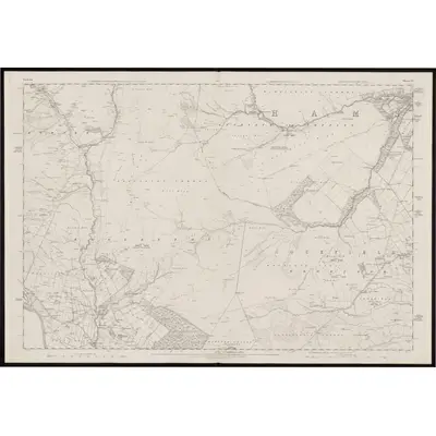 1856 Map of Durham XL, 1859 Print