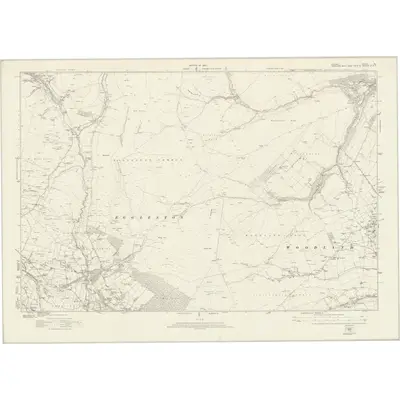 1896 Map of Durham XL, 1923 Print
