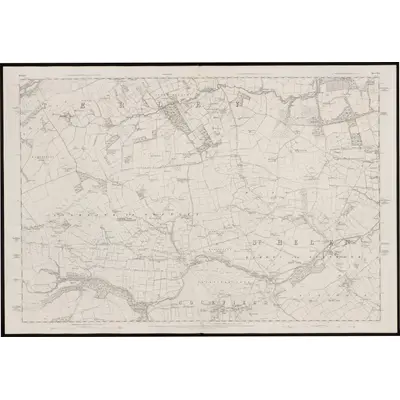 1857 Map of Durham XLI, 1859 Print