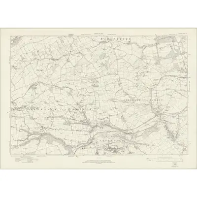 1914 Map of Durham XLI, 1924 Print