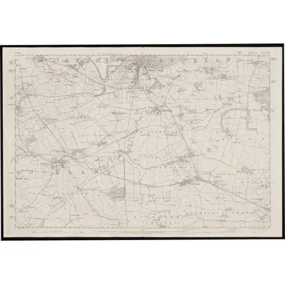 1857 Map of Durham XLII, 1859 Print