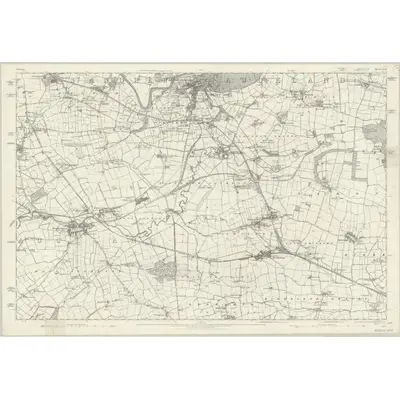 1857 Map of Durham XLII, 1859 Print