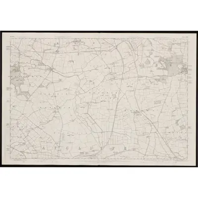 1856 Map of Durham XLIII, 1859 Print