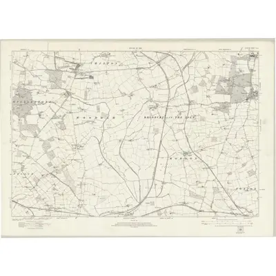 1913 Map of Durham XLIII, 1923 Print