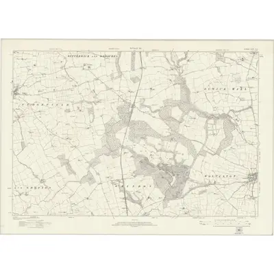 1914 Map of Durham XLIV, 1923 Print