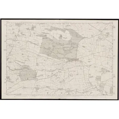 1856 Map of Durham XLVII, 1860 Print
