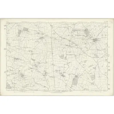 1856 Map of Durham XLVIII, 1859 Print