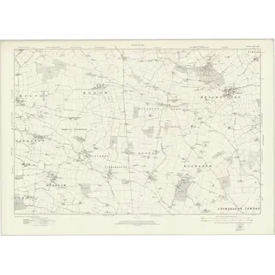 1913 Map of Durham XLVIII, 1923 Print