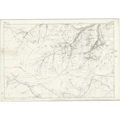 1857 Map of Durham XVI, 1861 Print