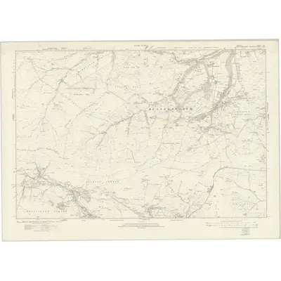 1895 Map of Durham XVI, 1923 Print